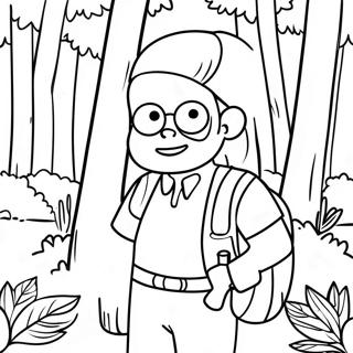 Aventyrlig Tweaker I En Skog Malarbild 79488 21660