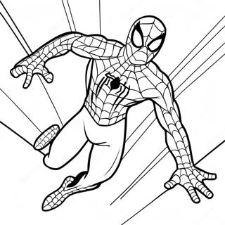 Spider Man I Action Pose Malarbild 79513-21675