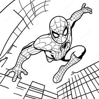 Spider Man I Action Pose Malarbild 79513-21676