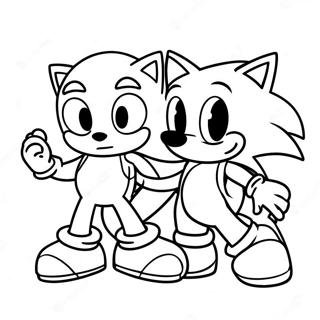 Sonic Och Mario Målarbilder