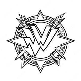 Wwe Logotyp Malarbild 80055 22083