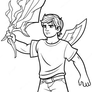 Percy Jackson Med Blixten Malarbild 80182-22177