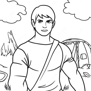 Percy Jackson I Camp Half Blood Malarbild 80183-22181