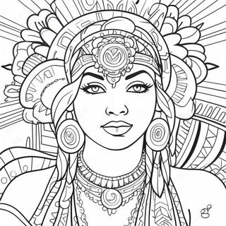 Vibrant Chicano Konst Malarbild 80337 22299