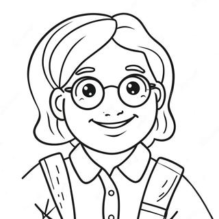 Första Dagen På Förskolan Målarbilder