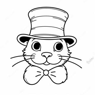 Fantasifull Katt I Hatten Målarbild Målarbilder