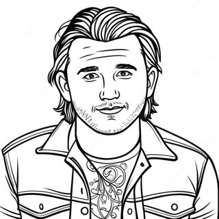 Morgan Wallen Målarbilder