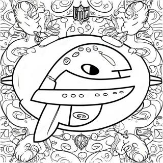 Super Bowl 2024 Lag Logotyp Malarbild 80875-22721