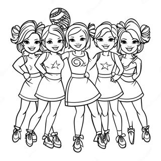 Super Bowl 2024 Cheerleaders Malarbild 80876-22726