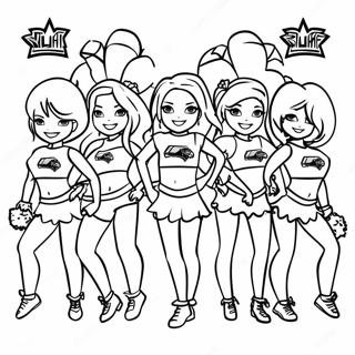 Super Bowl 2024 Cheerleaders Malarbild 80876-22728