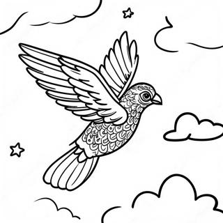 Peso Pluma Flyger I Himlen Malarbild 80978-22799