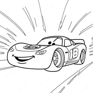 Lightning Mcqueen Tavlar Vid Solnedgang Malarbild 8112-662