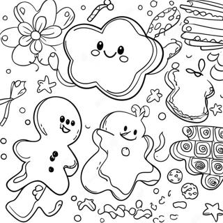 Festliga Pepparkakor Malarbild 81647-23317