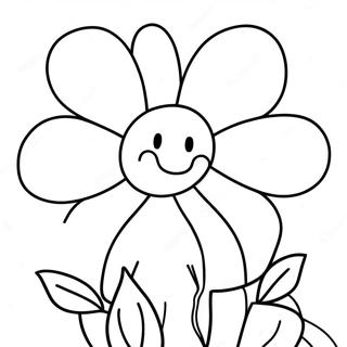 Flowey Blomman Malarbild 81728-23390