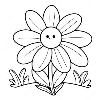 Flowey Blomman Malarbild 81728-23391