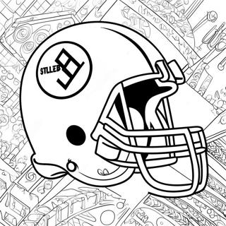 Steelers Logotyp Malarbild 81878-23495