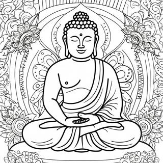 Fridfull Buddha Malarbild 82213-23786