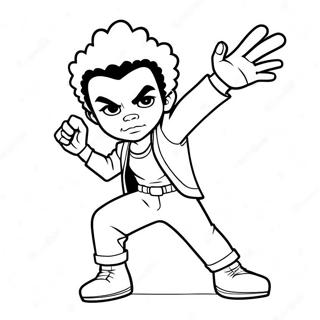 Huey Freeman Actionscen Malarbild 82290-23845