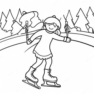 Vinterunderland Isdans Malarbild 82498 24016