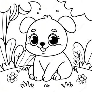 Sota Baby Djur I Var Malarbild 82549 24052