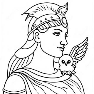 Athena Med Uggla Malarbild 82575-24070