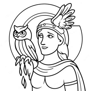 Athena Med Uggla Malarbild 82575-24072