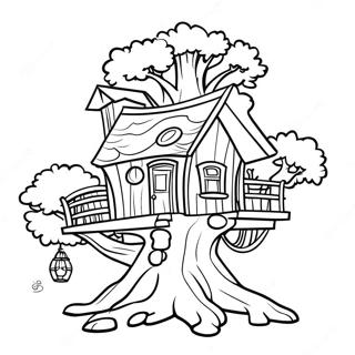 Forhaxad Tradhus Malarbild 82650 24130