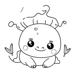 Sot Squishmallow Axolotl Malarbild 82908-24327