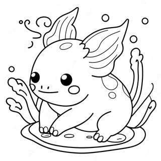 Lekfull Squishmallow Axolotl Malarbild 82910-24336