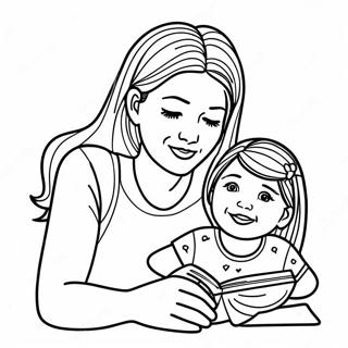 Kreativ Mamma Och Dotter Malarbild 83320 24658