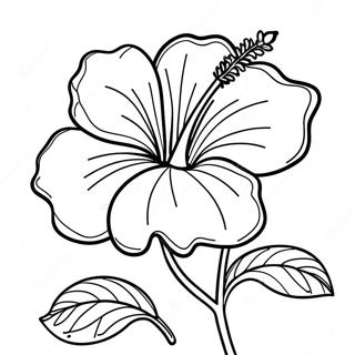 Hibiskusblomma Malarbild 83393-24704