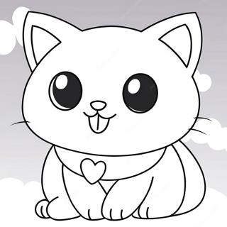 Sot Pastell Goth Katt Malarbild 83497-24791