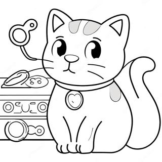 Vanlig Katt Veterinar Malarbild 83524-24815