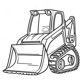 Skid Steer Målarbilder