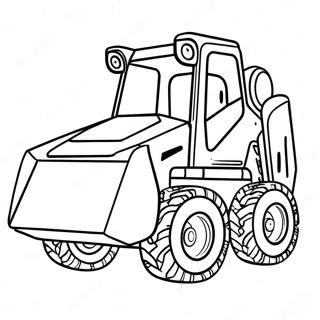 Tecknad Skid Steer Malarbild 83550-24838