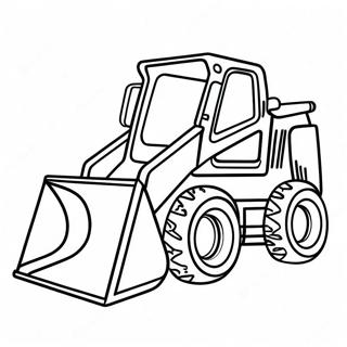 Tecknad Skid Steer Malarbild 83550-24839