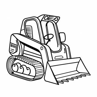 Realistisk Skid Steer Malarbild 83551-24841