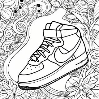 Air Force 1 Sneakers Design Malarbild 83727-24969