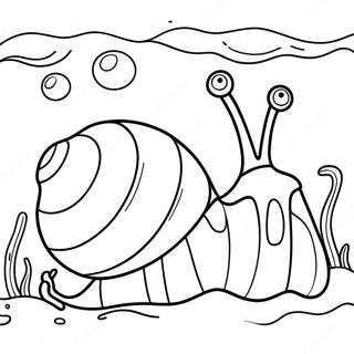 Gary Snigeln Under Vattnet Malarbild 83756-25002