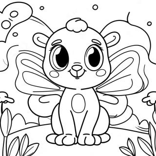 Nooroo Fjaril Kwami Malarbild 84062-25234