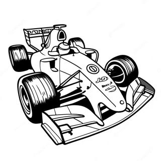 Snabb F1 Racerbils Malarbild 84649-25690