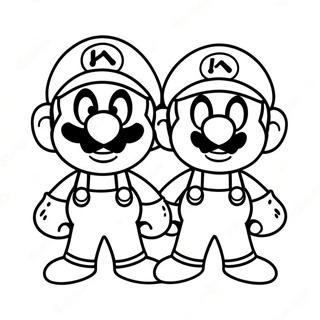 Aventyrlig Mario Och Luigi Malarbild 84727 25753