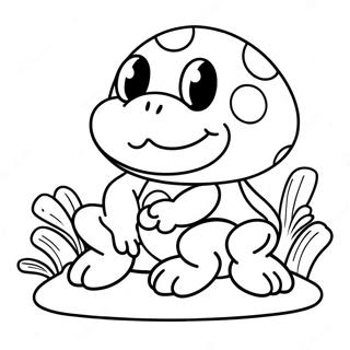 Lekfull Padda I Super Mario Malarbild 84728 25757