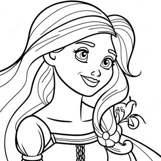 Trolls Prinsessa Rapunzel Malarbild 8476-1727