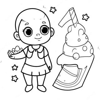 Gabby Och Cakey I Ett Sott Aventyr Malarbild 85008 26064