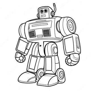 Transformera Raddningsrobot Malarbild 85084-26118