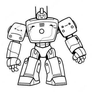 Transformera Raddningsrobot Malarbild 85084-26119