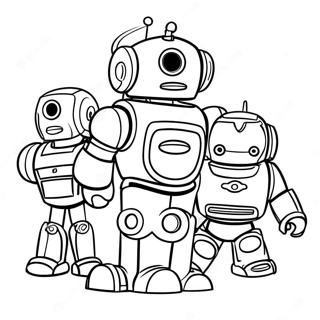 Raddningsrobot Team Malarbild 85085-26124
