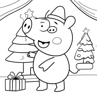 Peppa Pig Jul Malarbild 85261-26247