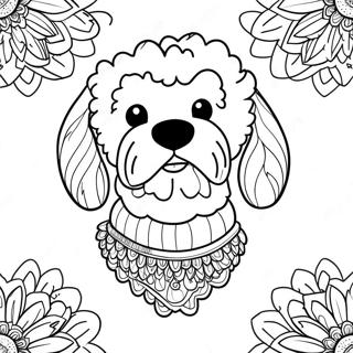Goldendoodle Malarbild 85517-26447